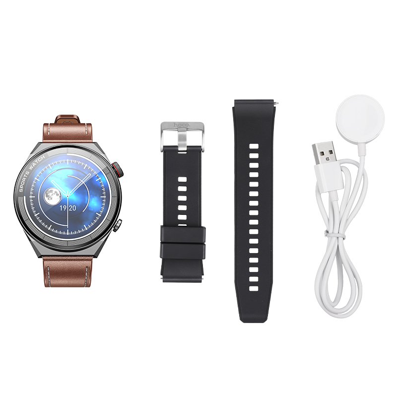 Đồng hồ thông minh smart watch Hoco Y11 thiết kế lịch lãm - chống nước/ nghe gọi / cảm ứng / thể thao / pin trâu