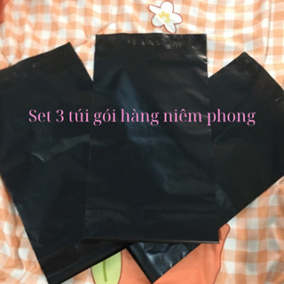 Set 3 túi gói hàng niêm phong