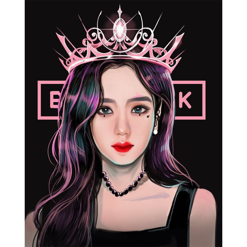 Tranh Đính Đá BLACKPINK Hot Hit, Tranh DIY Siêu Xinh