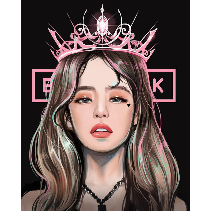 Tranh Đính Đá BLACKPINK Hot Hit, Tranh DIY Siêu Xinh