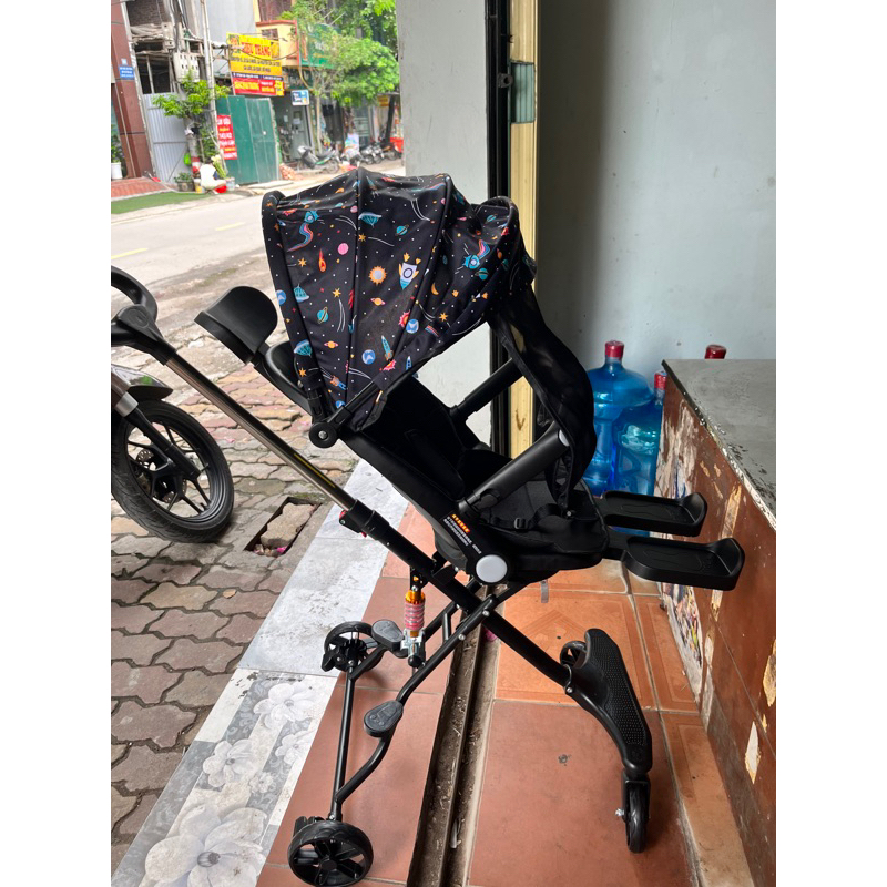 Xe Đẩy Gấp Gọn M9 Đen