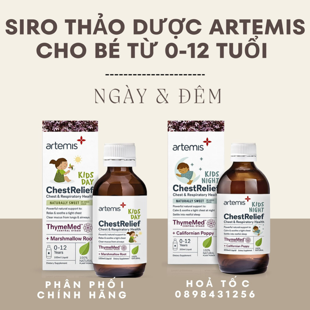 Date 2026Chính Hãng Siro Ho Artemis Chest Relief Day Night New Zealand