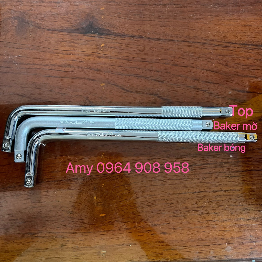 Cần cong, cần siết chữ L 1/2 Top 460mm,Baker 480mm,420mm