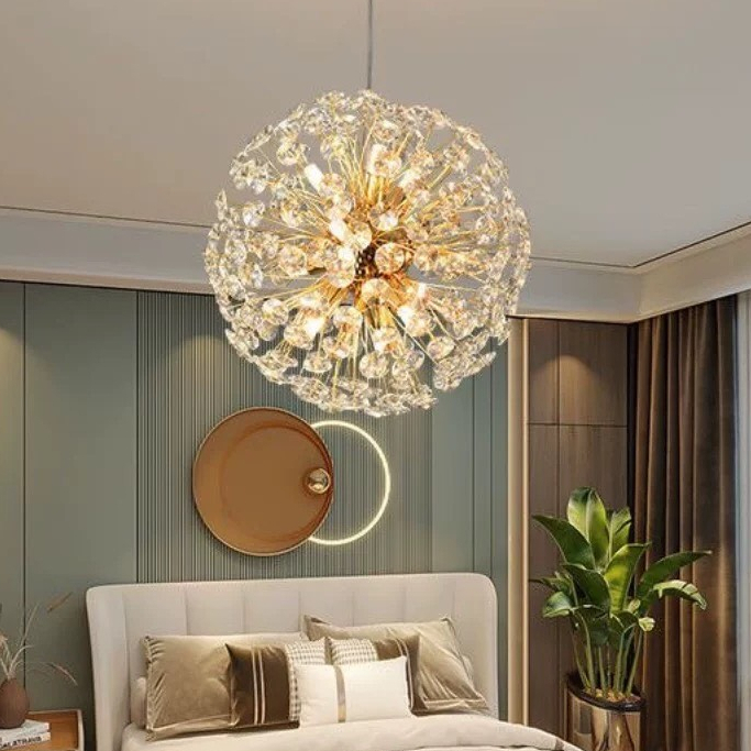 Đèn Chùm Phòng Khách Trang Trí Nội Thất Cao Cấp, Đèn Chùm Hoa Bồ Công Anh Hiện Đại Sang Trọng