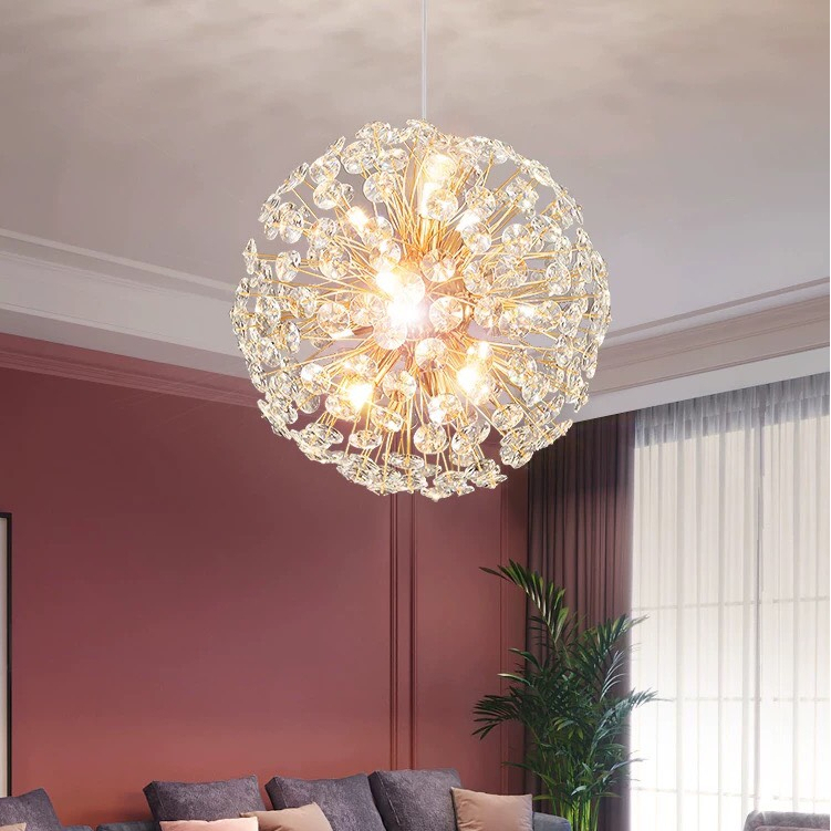 Đèn Chùm Phòng Khách Trang Trí Nội Thất Cao Cấp, Đèn Chùm Hoa Bồ Công Anh Hiện Đại Sang Trọng