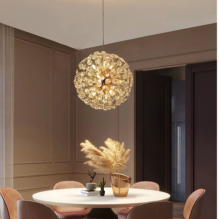 Đèn Chùm Phòng Khách Trang Trí Nội Thất Cao Cấp, Đèn Chùm Hoa Bồ Công Anh Hiện Đại Sang Trọng