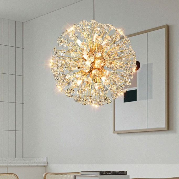 Đèn Chùm Phòng Khách Trang Trí Nội Thất Cao Cấp, Đèn Chùm Hoa Bồ Công Anh Hiện Đại Sang Trọng