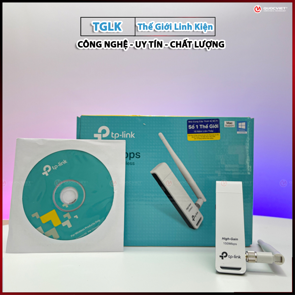 Bộ Thu Wifi USB Wifi TP LINK 722N Có Râu Mới 100%