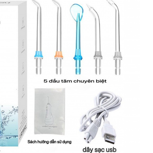 Máy Tăm Nước Pinkmia PM-12P Công Nghệ Mới Nhất 2023 Tặng Kèm Dây Sạc, Đầu Tăm, Túi Đựng