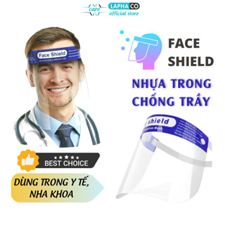 Mặt nạ chống giọt bắn Face Shield loại tốt Trần và Trung dùng trong phòng khám