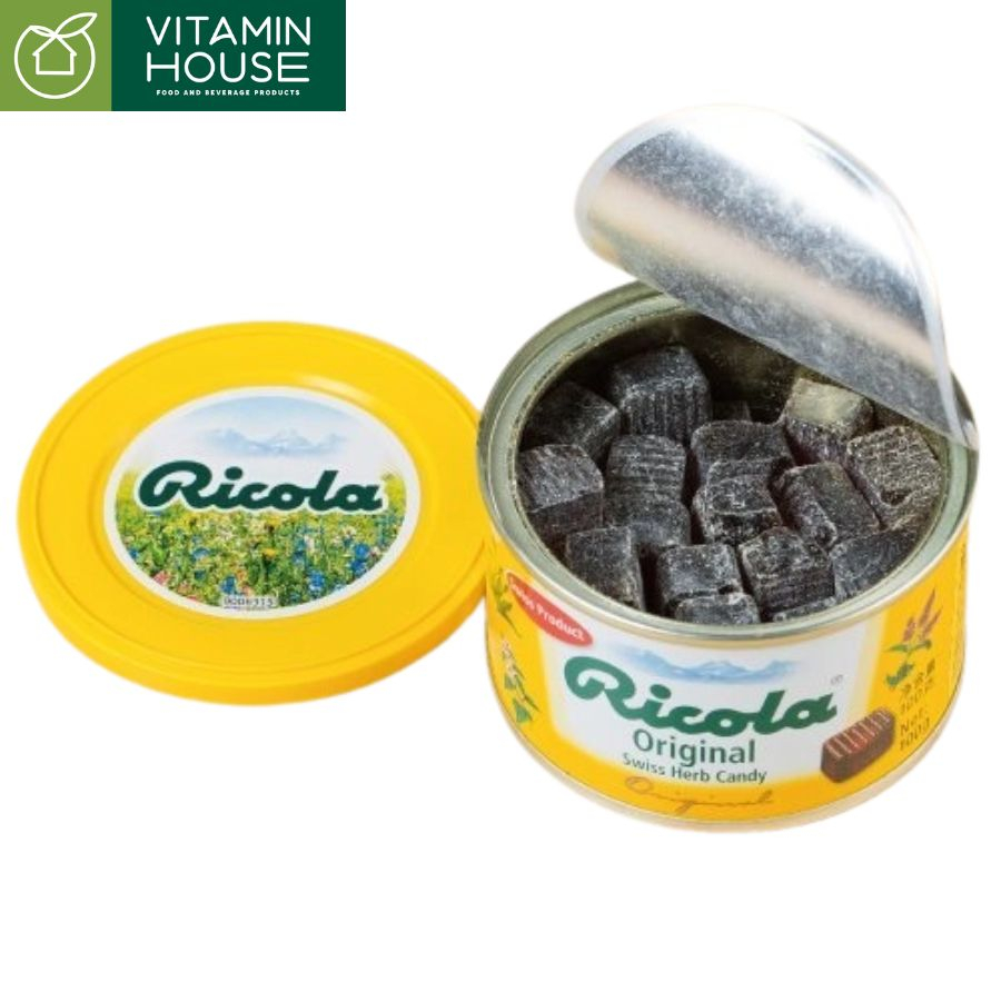 Kẹo ngậm Thảo mộc Ricola Lemon Mint 100g -VITAMIN HOUSE