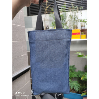 túi đựng bình nước full màu trơn - ngang 15cm x cao 25cm x rộng 6cm