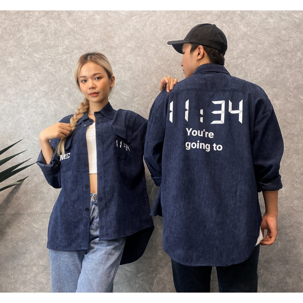 Áo Sơ Mi Nam Nữ Dài Tay, Couple,  Form Rộng Dáng Basic, Cotton Mềm Mịn - T-Men AT001 AT007 AT009 | BigBuy360 - bigbuy360.vn