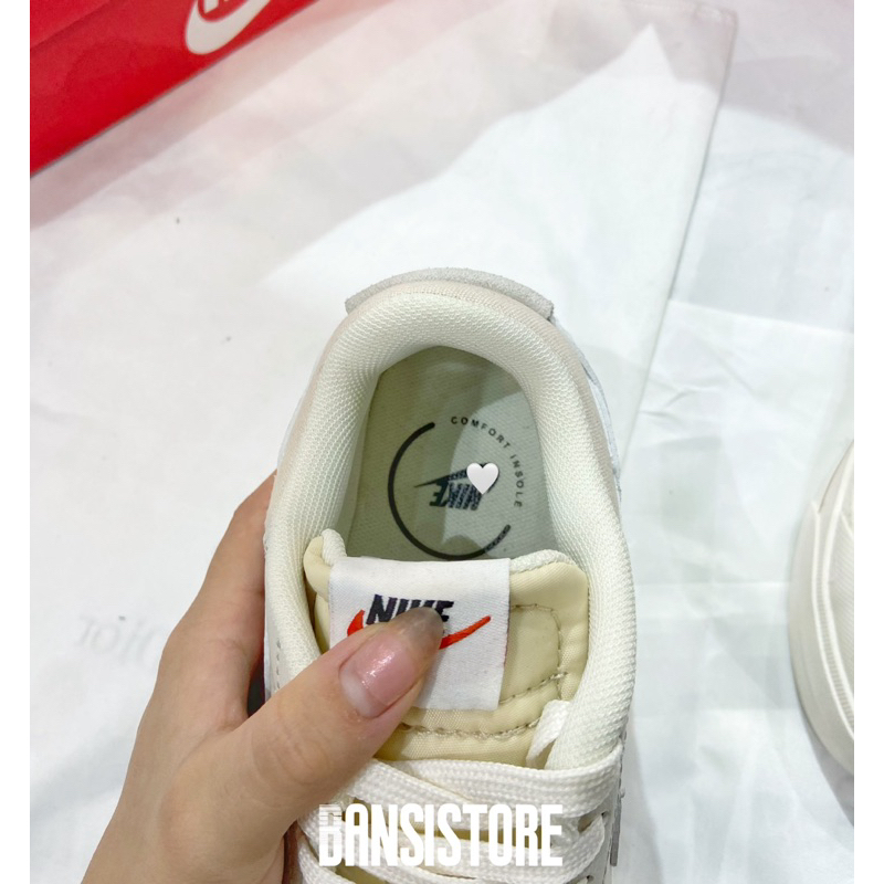 Giày Sneaker Nai Court Legacy Kem Đế Cao+ tặng kèm tất