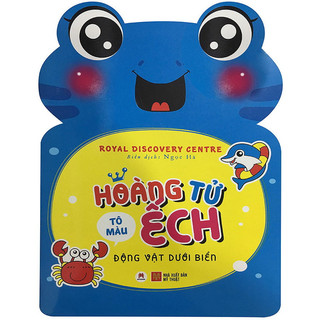 Sách - tô màu hoàng tử ếch -động vật dưới biển