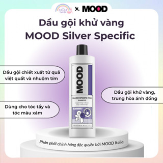 Dầu gội tím MOOD Silver Specific Shampoo khử ánh vàng cho tóc tẩy - The Color Thief