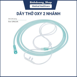 Dây thở oxy 2 nhánh Greetmed đủ size dùng cho người lớn, trẻ em