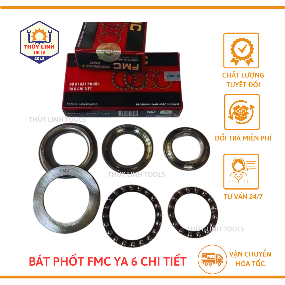 Bát phốt Yamaha, chén cổ Sirius/Jupiter/Taurus Hàng FMC 6 chi tiết cao cấp THÙY LINH TOOLS