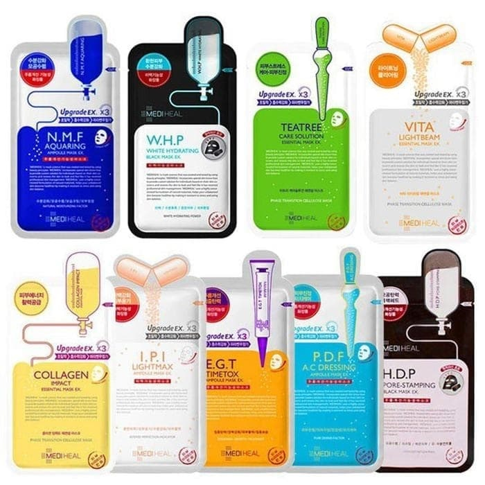 Mặt nạ giấy cấp ẩm, dưỡng trắng, làm dịu da và cung cấp dưỡng chất cho da Mediheal Mask EX
