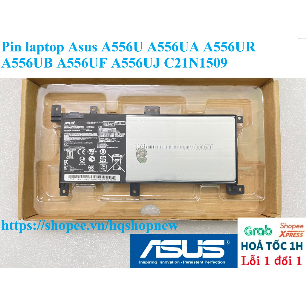 ⚡️ Pin laptop Asus A556U A556UA A556UR A556UB A556UF A556UJ C21N1509