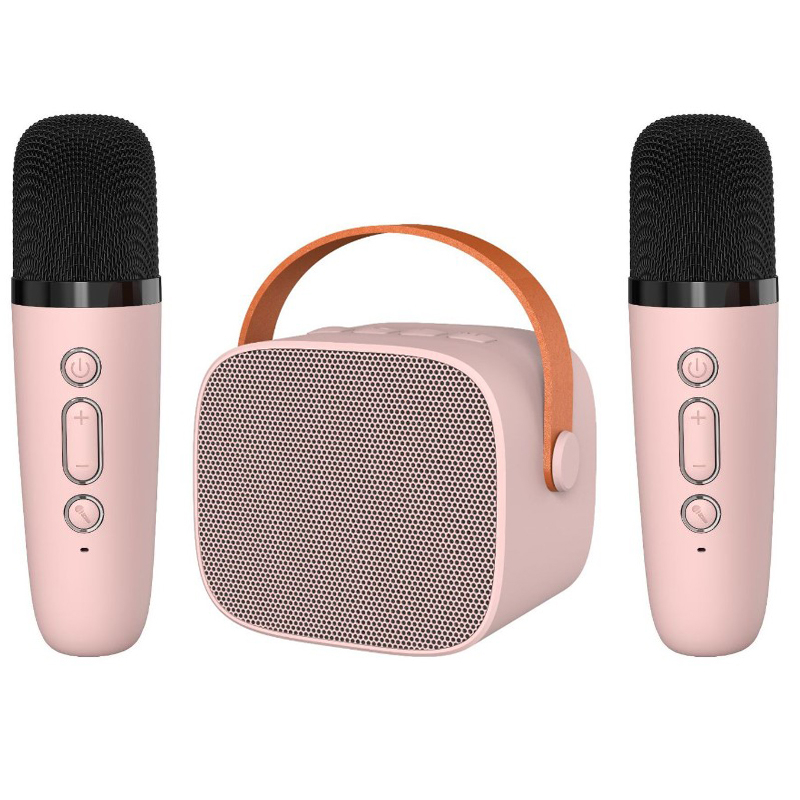 Karaoke Loa Bluetooth Mini Tặng Kèm Micro Hát Không Dây Có Tay Cầm  Bass Hay