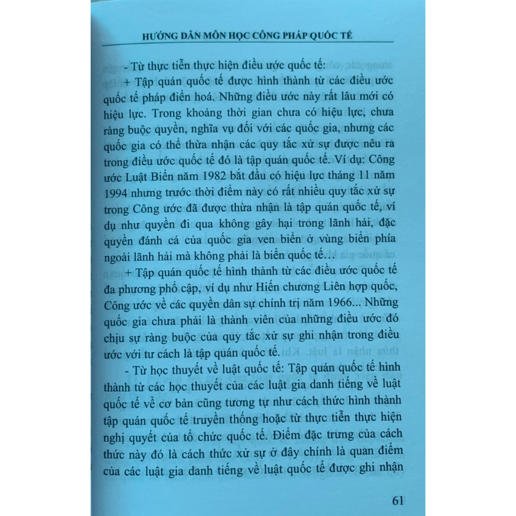 Sách- Hướng dẫn môn học công pháp quốc tế