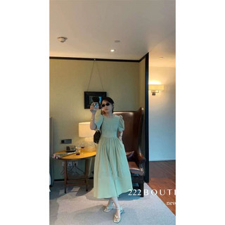 Váy tay bồng lụa three18531