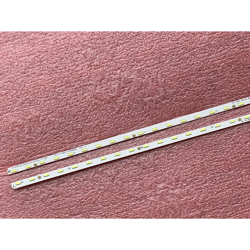 THANH LED TIVI SONY 55X8500F 55X8500G MỚI 100% BỘ 2 THANH MỖI THANH 54 BÓNG MỖI BÓNG 6V DÀI 60,3cm