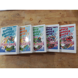 Thẻ oxford phonic world - khổ a6 - 2 mặt - - không hộp