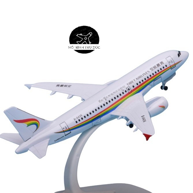 Máy Bay BOEING AIRBUS A319 TIBET AIRLINES - Mô Hình Kim Loại Cao Cấp Có Bánh Xe Đúc Khuôn Chuẩn Đẹp