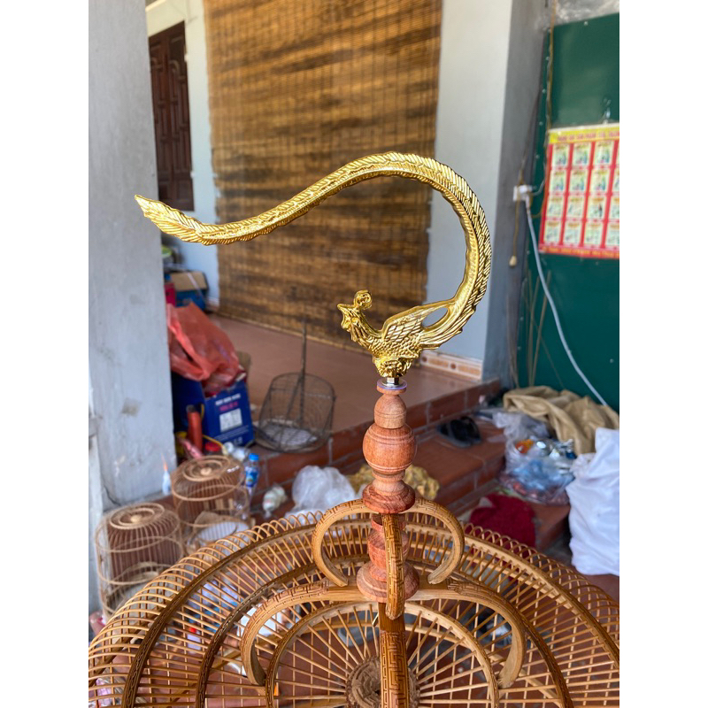 Móc treo lồng chim Móc treo lồng chim Mào, Mi, Choè bằng đồng cao cấp