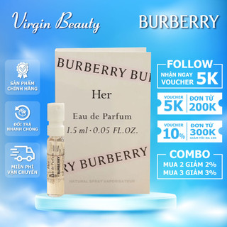 Mẫu thử nước hoa burberry nữ