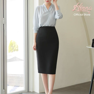 Chân váy bút chì, chân váy công sở dáng dài xẻ tà sau chất vải UMI hàn ôm eo cực thích - TOTOSa