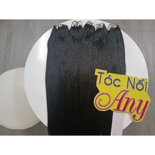 Tóc nối lông vũ đen 40cm,Tóc đẹp tự nhiên