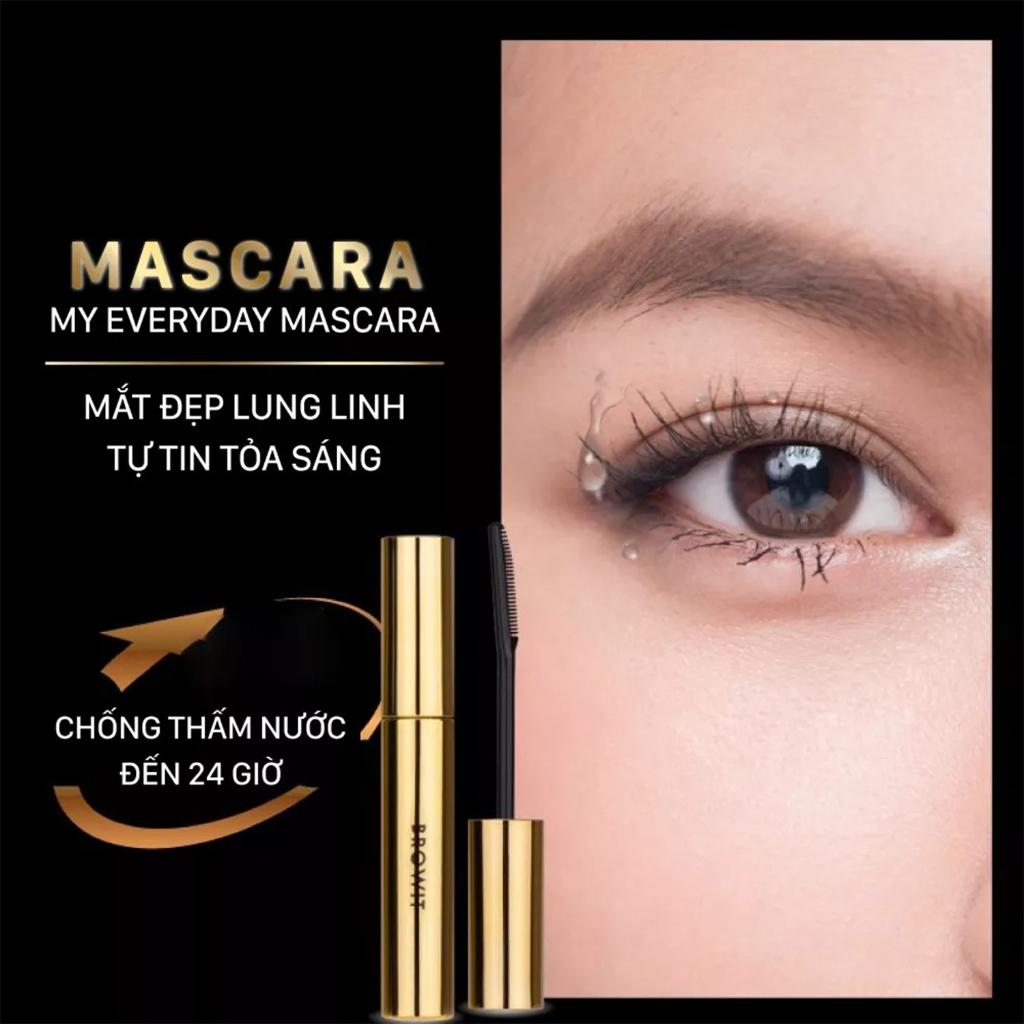 Mascara Lược Chải Chống Thấm Nước Siêu Đẳng Browit By NongChat My Everyday Mascara 5.5g