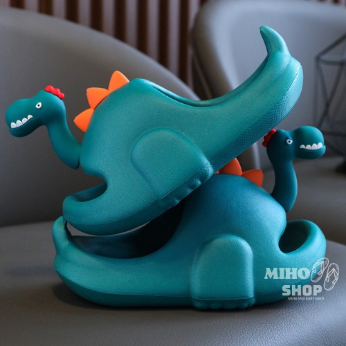 Dép Hình Khủng Long Dễ Thương Cho Mẹ Và Bé ,Dép Bánh Mì Quai Ngang MS777
