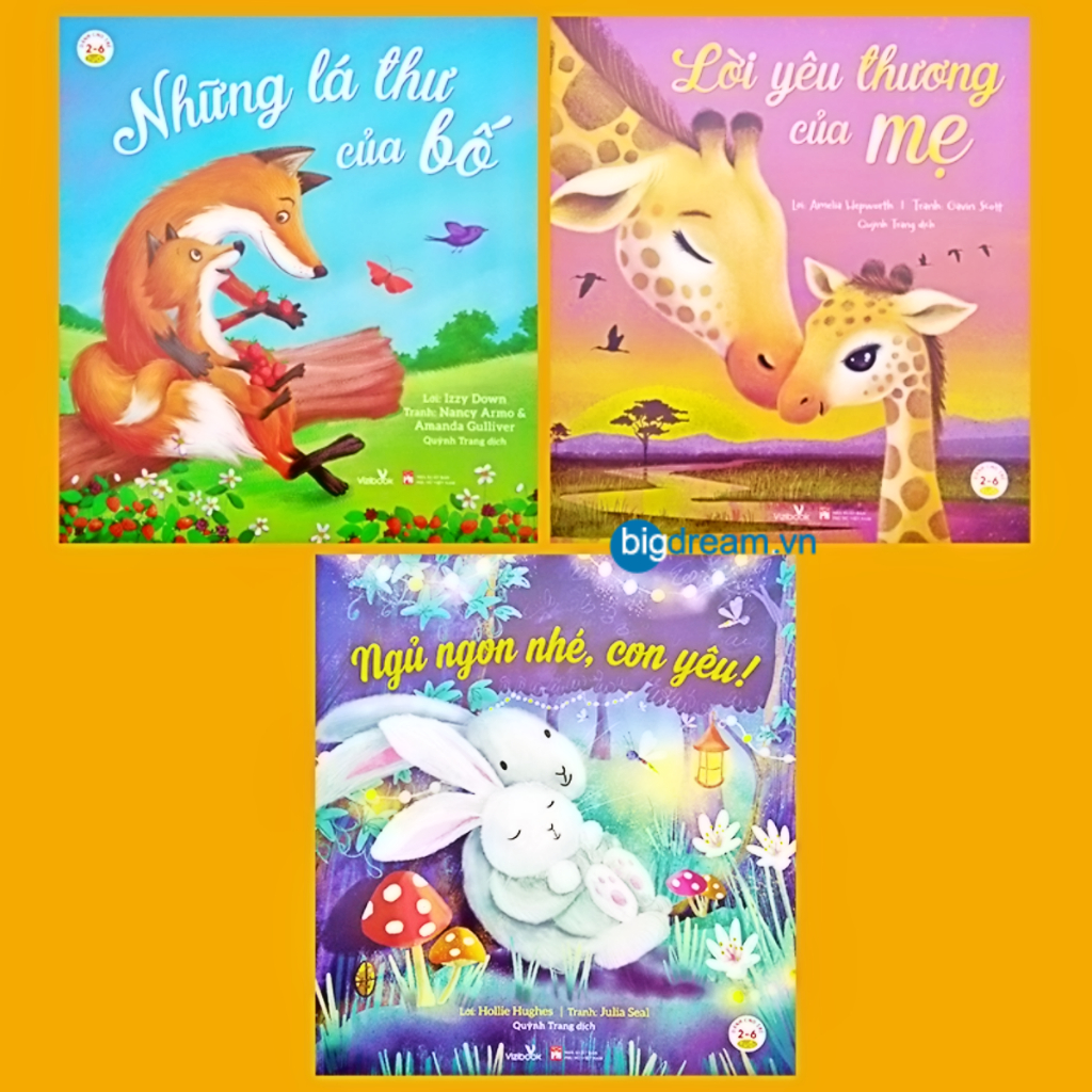 Sách - I Love Phần 2 (3 Quyển) Truyện kể cho bé trước giờ đi ngủ Sách thiếu nhi Cho Bé 2-6 Tuổi