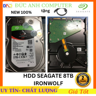 Ổ cứng cắm trong nas seagate ironwolf 3.5'' 4tb/ 8tb, new 100%, bảo hành 2 năm , 1 đối 1