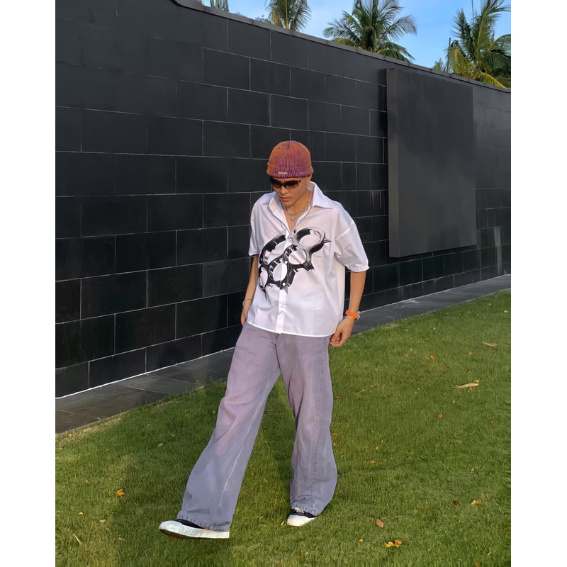 Asylum Knuckles Shirt | Áo Sơ Mi Boxy Crop Unisex