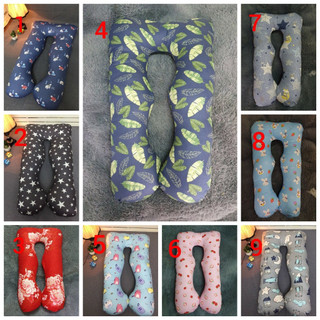 Vỏ áo gối ôm cho bà bầu vải 100% cotton Hàn Quốc có khóa kéo, gối ôm tựa lưng gác chân cho mẹ bầu (không kèm ruột bông)