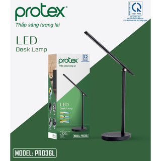Đèn bàn led protex model pr036l cao cấp chống cận thị đa chức năng