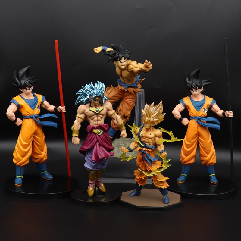 Mô hình nhân vật  Dragon ball 7 viên ngọc rồng các trạng thái biến hình siêu saiyan Songoku vegeta gogeta Vegito