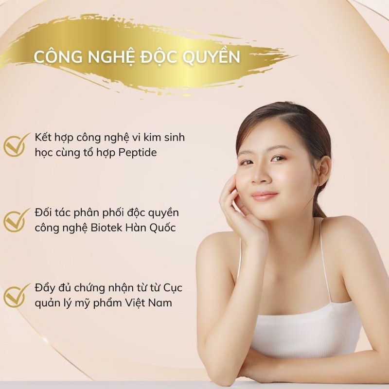 Kem mắt vi kim IDENEL 20ml - kết hợp giữa công nghệ vi kim sinh học và peptide - xóa nhăn thần tốc - Hàn Quốc
