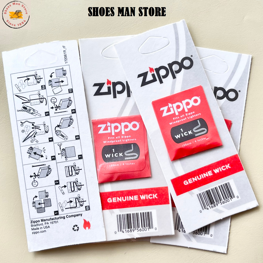 Tim Zippo Chính Hãng USA, Bấc Zippo Chính Hãng USA