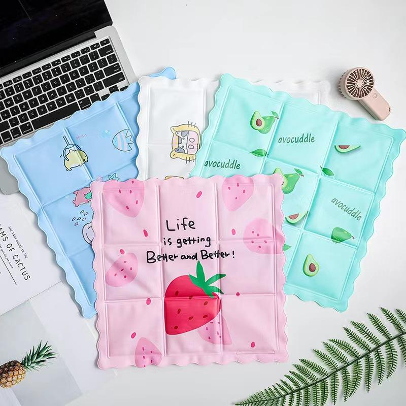 Nệm nước lót ghế văn phòng miếng lót ghế ngồi hình vuông mát lạnh khi ngồi giúp thoải mái khi ngồi lâu