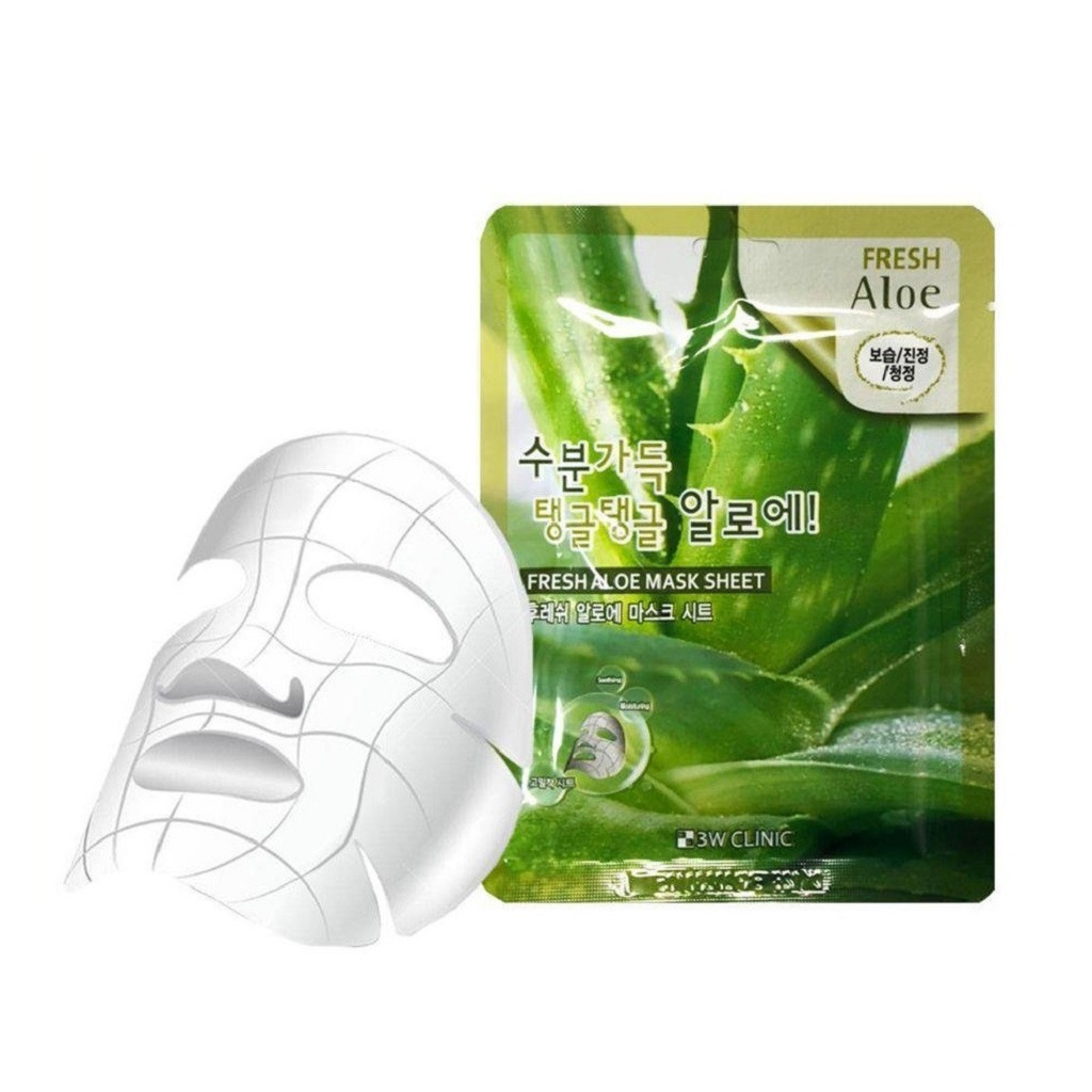 [HB Gift] Mặt Nạ Dưỡng Da Trắng Sáng 3W Clinic Fresh Mask Sheet 23ml