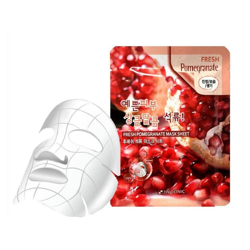 [HB Gift] Mặt Nạ Dưỡng Da Trắng Sáng 3W Clinic Fresh Mask Sheet 23ml