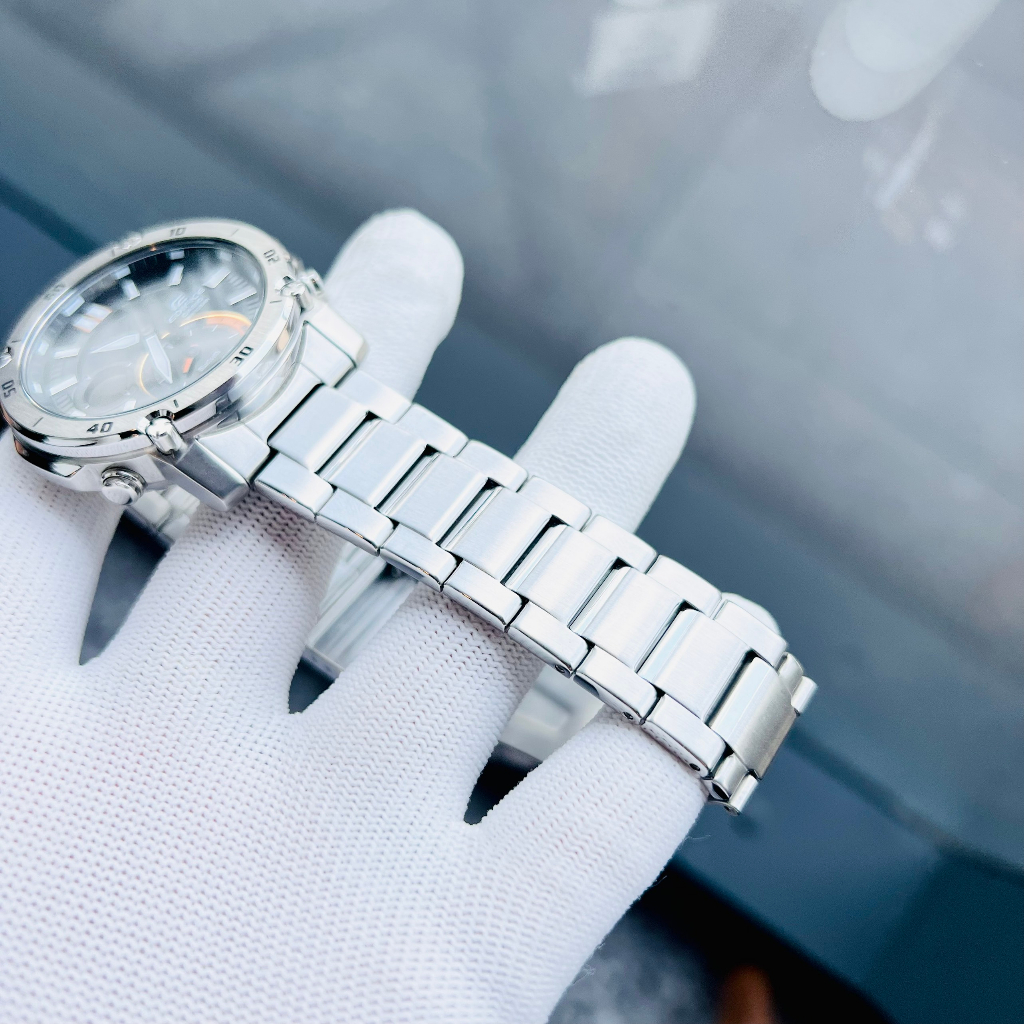 Đồng Hồ Nam Casio Edifice ECB-20D-1A Dây Kim Loại - Kết Nối Điện Thoại Chính Hãng