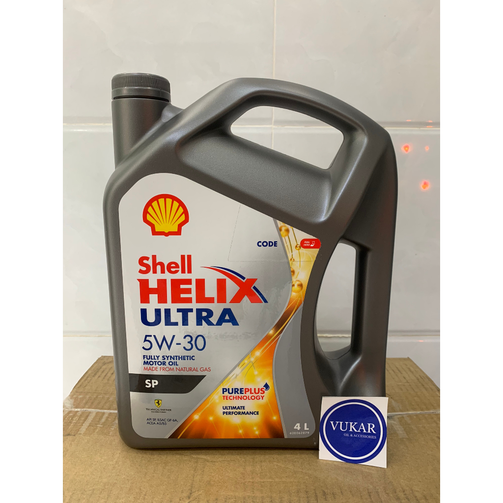Nhớt ô tô Shell Helix Ultra SP 5W-30 4L (can)