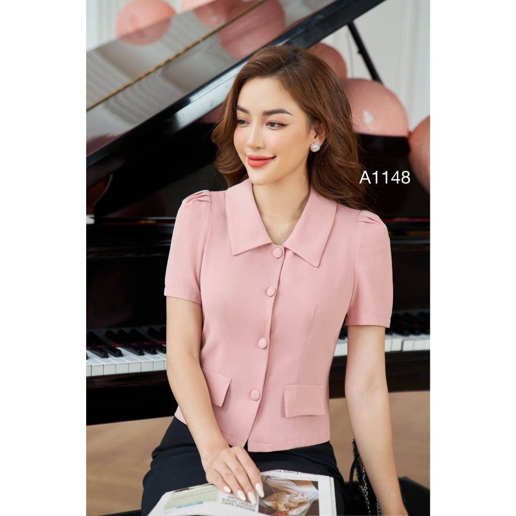 Áo croptop LELY FASHION hack dáng trẻ trung- A1148